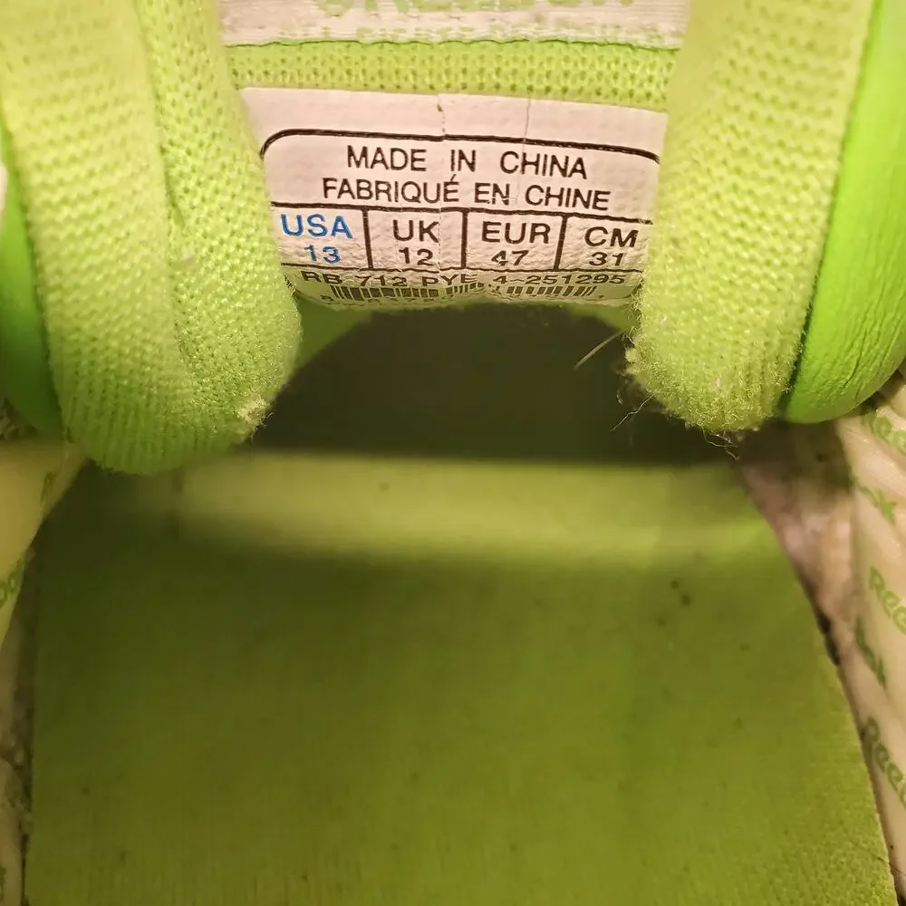 Reebok Kool Aid Collab Sneakers Size 13 Mens Lime Green